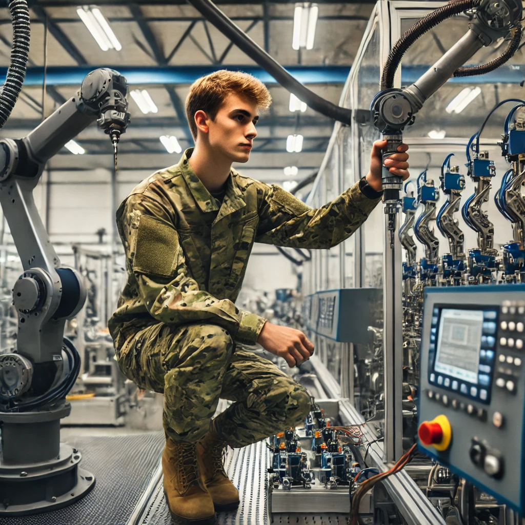 Career transition from military to manufacturing